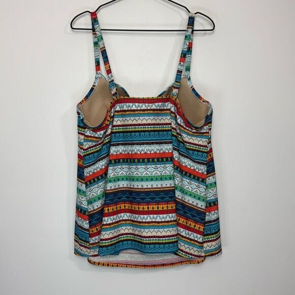 Lane Bryant Cacique Tribal Print 44D - Picture 3 of 5